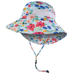 Youth UPF 50+ Sun Hat with Wide Brim Neck Flap Mesh Vent - Bassdash