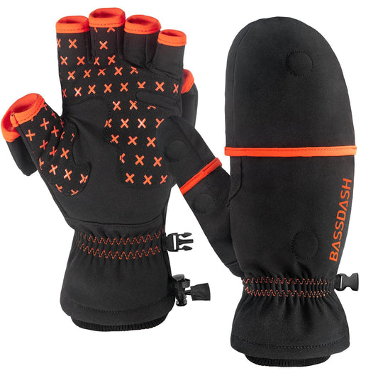 Unisex WinteFlex Insulated Convertible Mittens - Bassdash