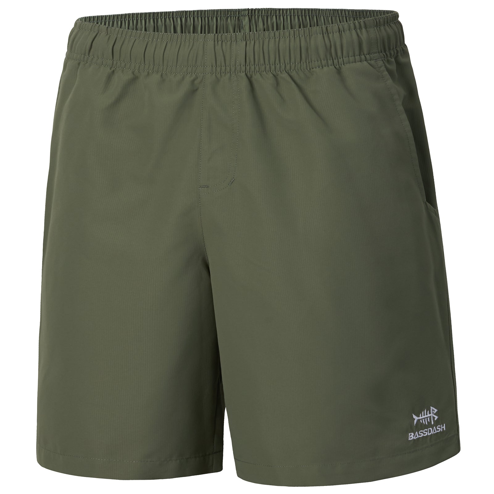 Men's 8in Quick Dry UPF 50+ Water Shorts FP04M, Cypress / Small