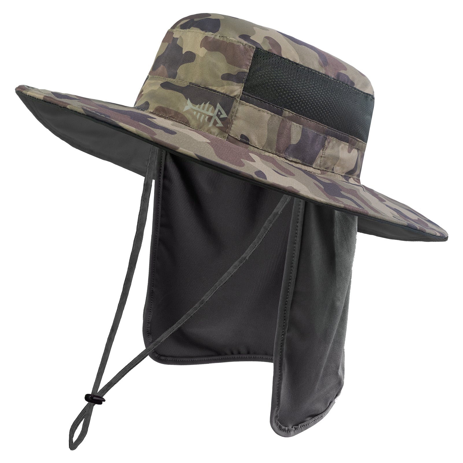 BASSDASH Sun Fishing Hat with Detachable Neck Flap - UK