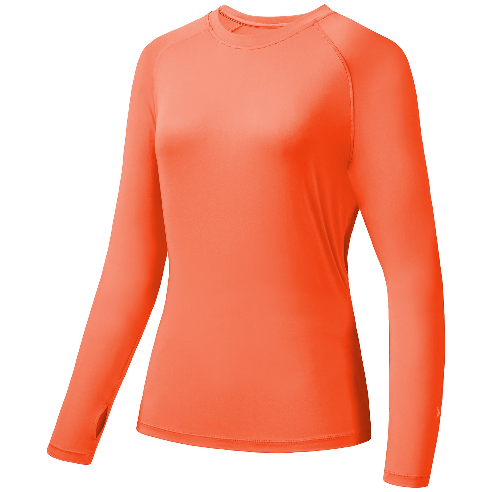 Women’s UPF 50+ Long Sleeve Fishing Shirts FS21W, Orange / 3X-Large