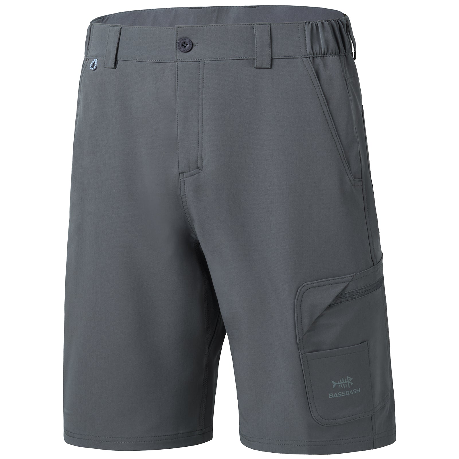 Bassdash Men's Cargo Shorts with Zip Pockets Quick Dry Water Resistant FP01M Carolina / XL (36-38)W x 10.5L