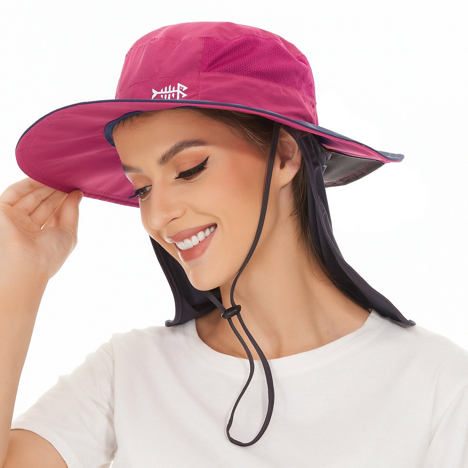 Women's Sun Hat with Ponytail Hole