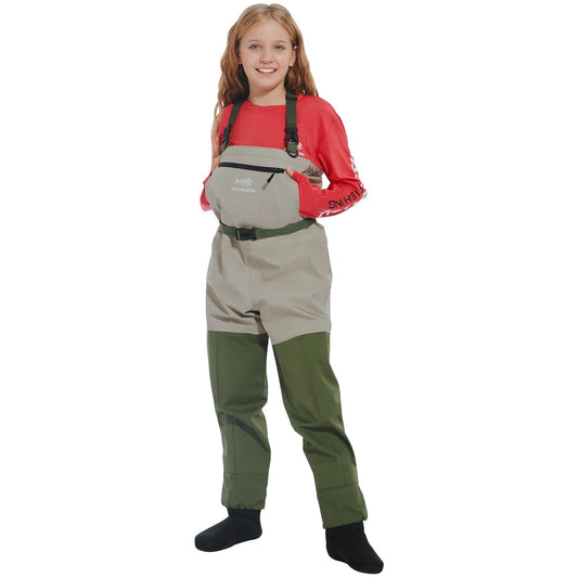 Kids IMMERSE Breathable Waders - Stocking Foot - Bassdash