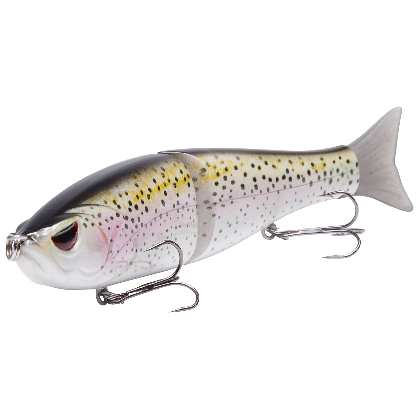 BASSDASH Ice Fishing Lures with Glide Tail Wings Winter Ice