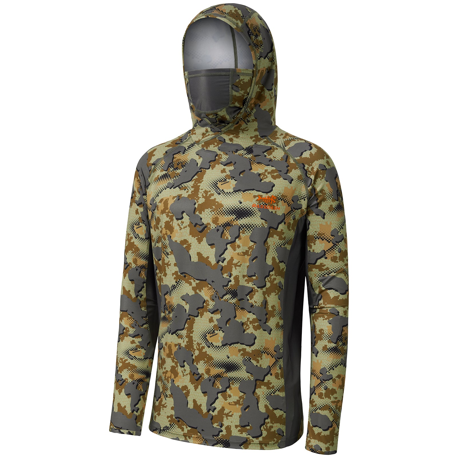 Men's Hunting Hoodies UPF 50 Long Sleeve with Mask | Bassdash Hunting Open Terrain / Small