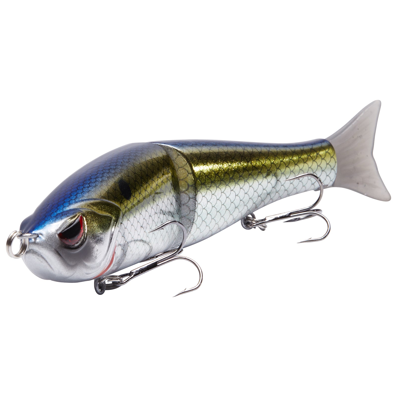  7 RF Glider Glide Bait Bass Musky Striper Fishing Big Lure  Multi Jointed Shad Trout Kits Slow Sinking (Baby Bass) : Sports & Outdoors
