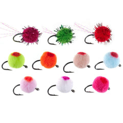 BASSDASH Fly Fishing Wet Flies Streamers Nuke Eggs for Trout Steelhead - Bassdash