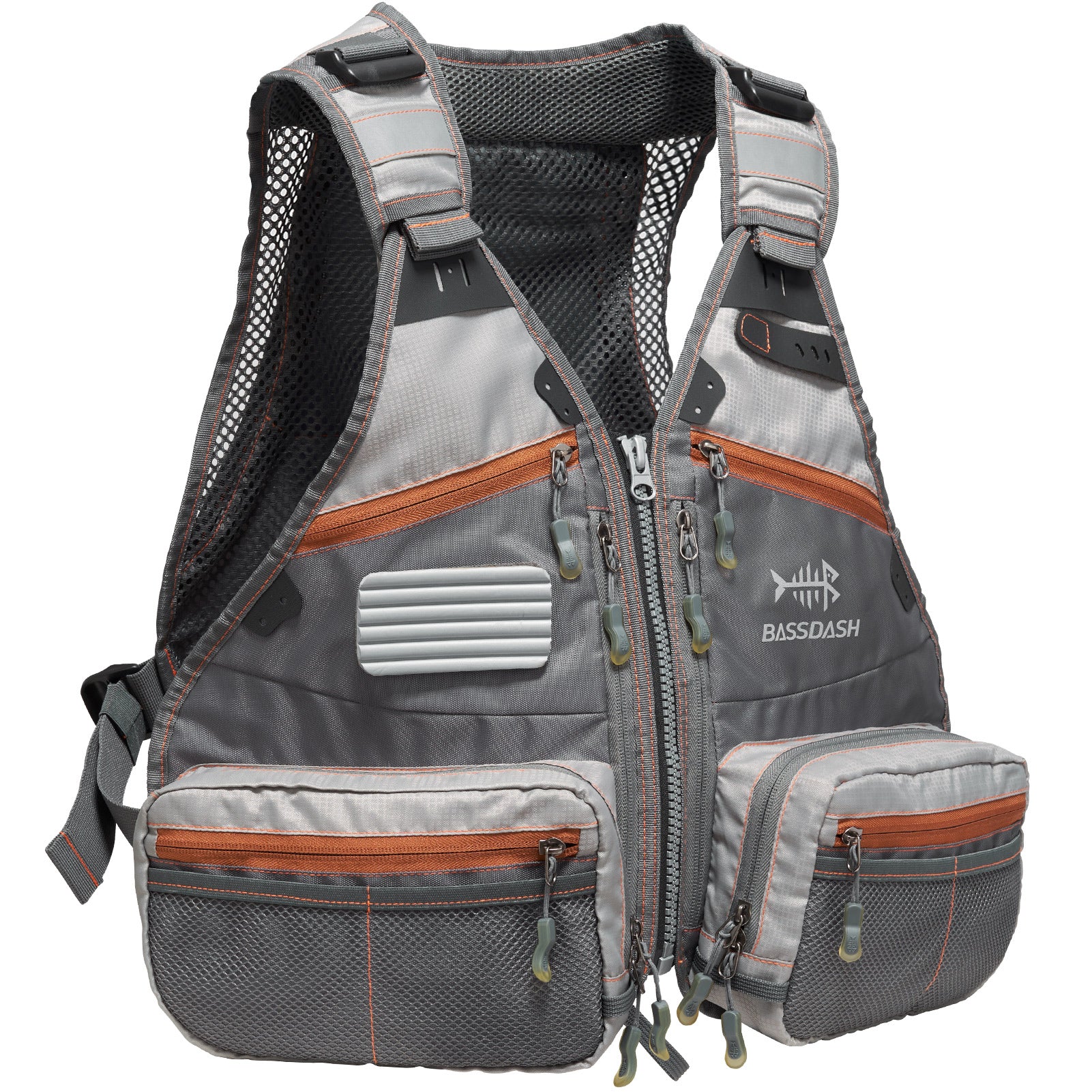 BASSDASH FV08 Ultra Lightweight Fly Fishing Vest for Men and Women Portable  Chest Pack One Size Fits Most : : Clothing & Accessories