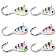 Tungsten Ice Fishing Lure Kit 6-Pack BI10 - Bassdash