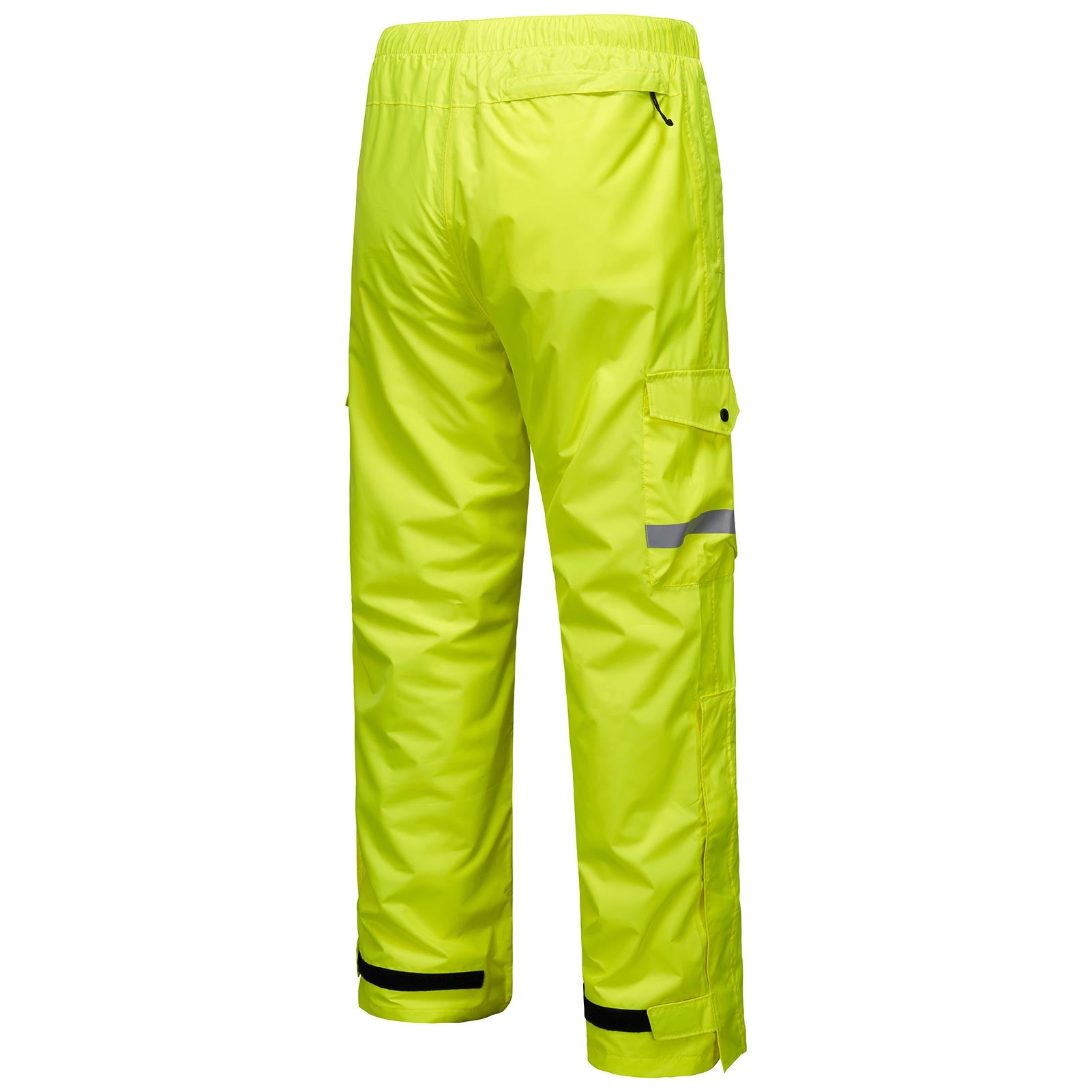 Men’s Complete Breathable Waterproof Rain Pants with 1/2 Zip Legs, Black / 2XL (44-46)W x 34L