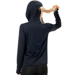 Lightbare Women's UPF 50+ Sun Protection Full Zip Hoodie Jacket - Bassdash