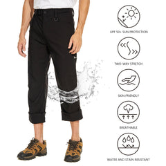 Lightbare Men's UPF 50+ Stretch Lightweight Cargo Pants - Bassdash