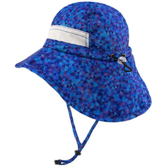 Youth UPF 50+ Sun Hat with Wide Brim Neck Flap Mesh Vent - Bassdash