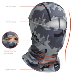 Winter Balaclava Fleece Ninja Hood Neck Warmer - Bassdash