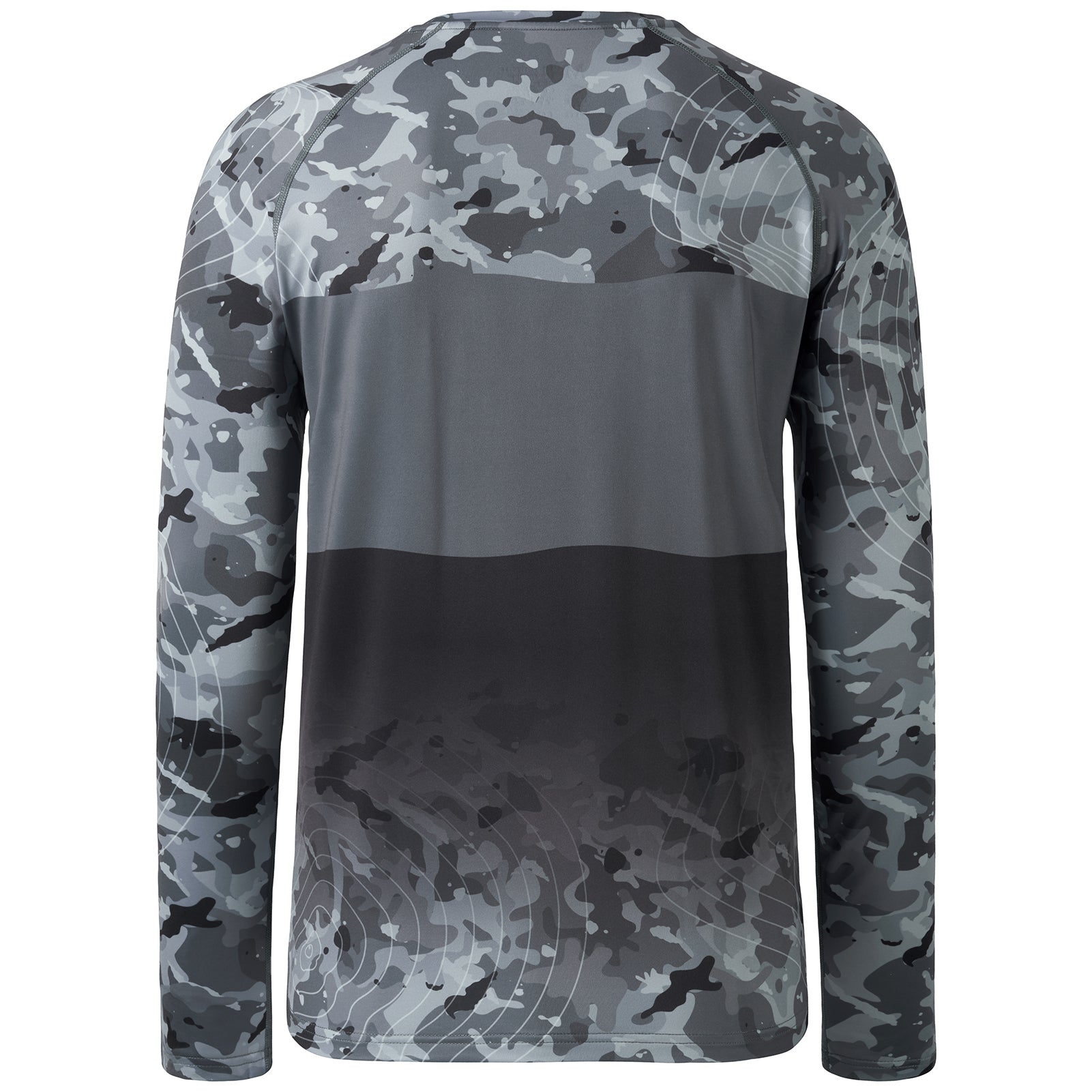 Bassdash Long Sleeve Camo Fishing Shirt | Pescador Fishing Supply Carolina Light Grey / S