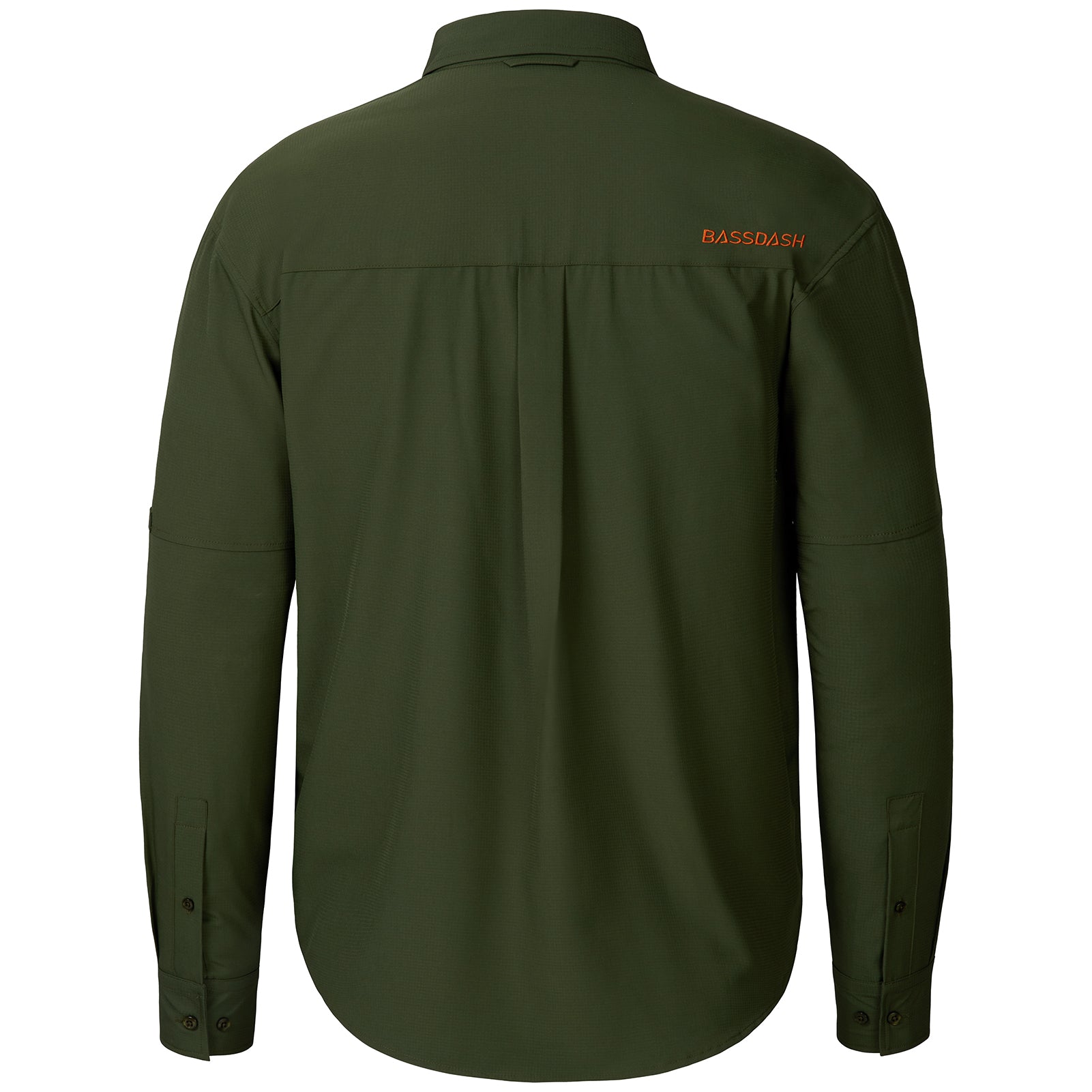 Men’s UPF 50+ Long Sleeve Button Down Hunting Shirt FS23M, X-Large / Rock