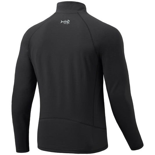 Men's Midweight Thermal Base Layer Shirt 1/4 Zip Pullover FS20M - Bassdash