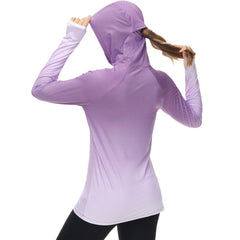 Women's UPF 50+ Fishing Hoodies with Face Mask Thumb Holes FS23W - Bassdash