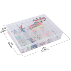 Ice Fishing Lure Kit Glowing Paint Jigs,30 pcs assorted perch/walleye/pike jigs - Bassdash