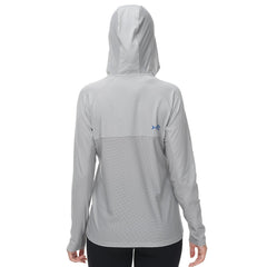 Women’s UPF 50+ Long Sleeve Hoodie Half Zip Shirt - Bassdash