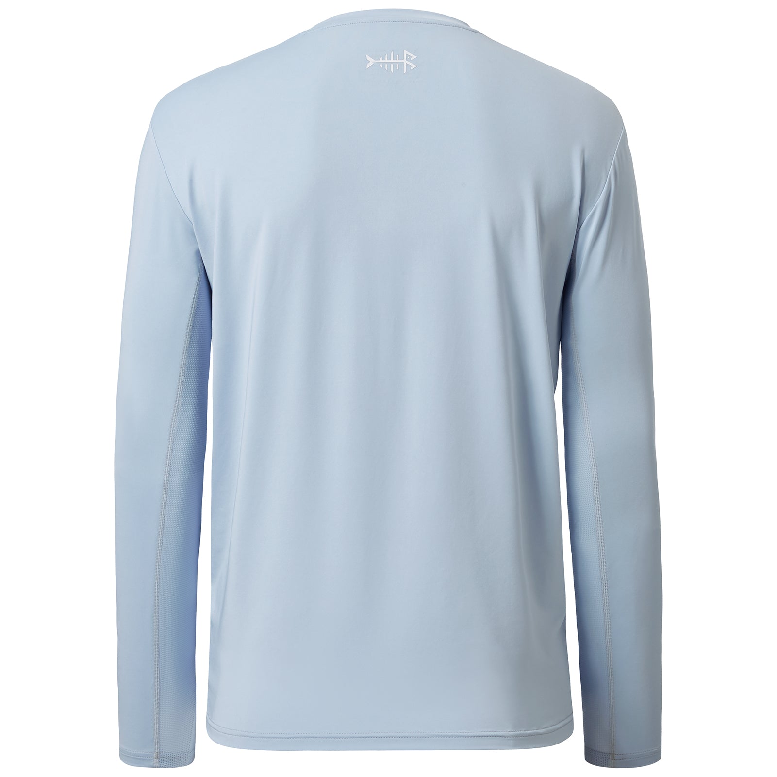 SUFIX Men's Fly Fishing Shirt Long Sleeve Vented Multi Pocket Light Blue  Size L