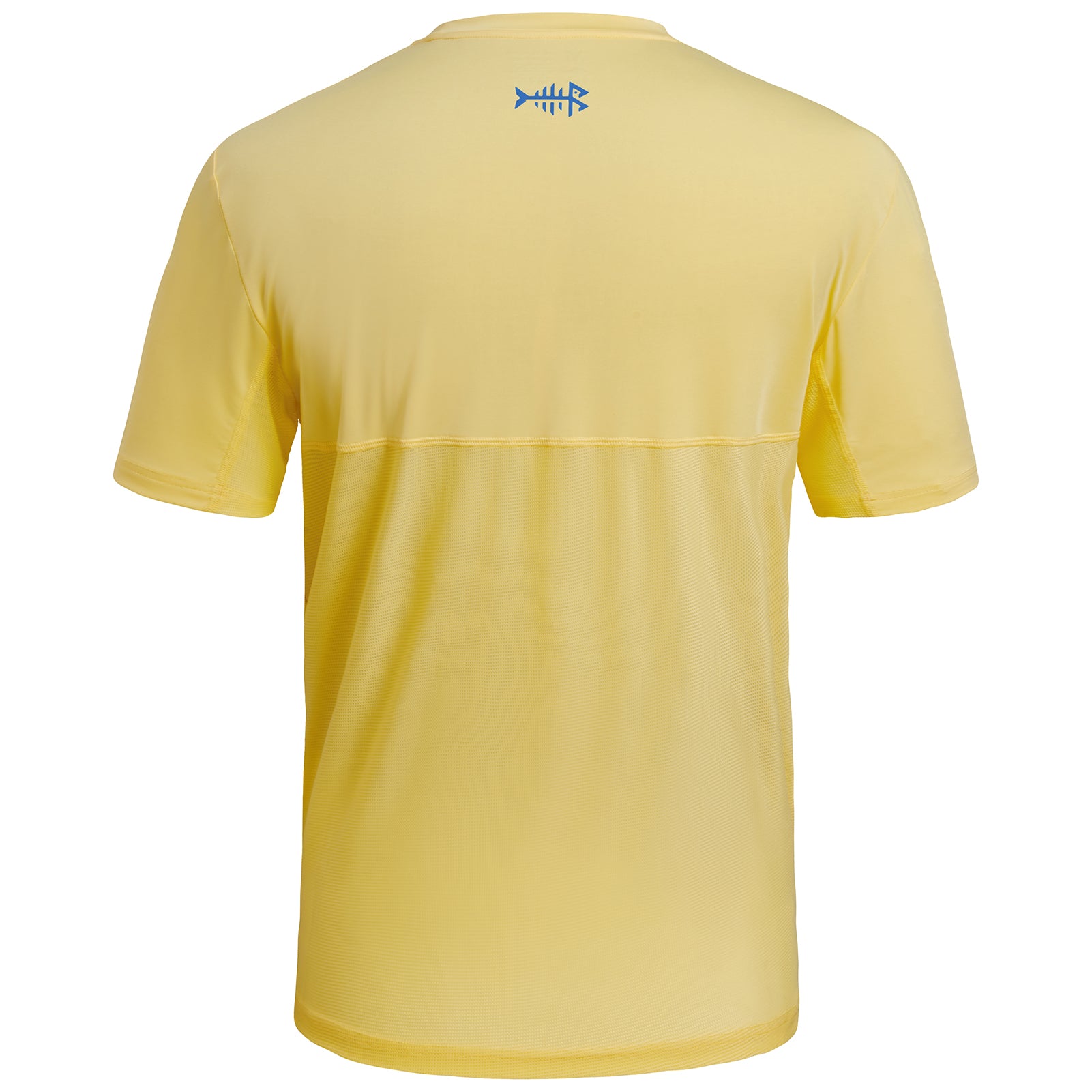 Bassdash Men’s UPF 50+ Performance Fishing T-Shirt Quick Dry Short Sleeve Active Shirt, Apple Green/Dark Grey Logo / M