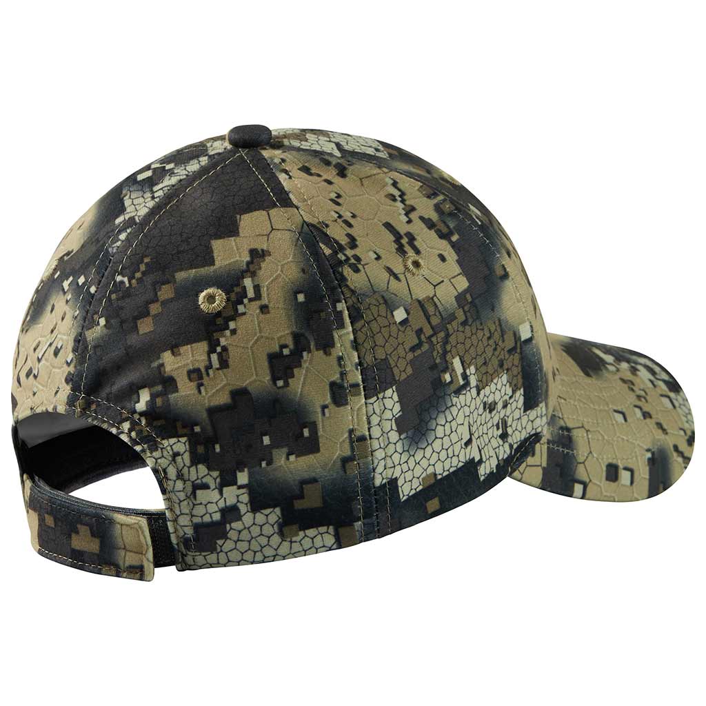 FLW Fishing Cap Hat Camo Black Mesh Adjustable Snap Camouflage NWOT