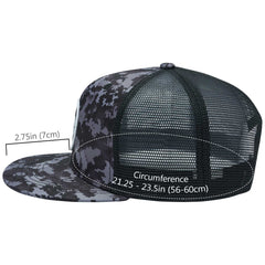 Unisex Flat Brim Trucker Cap - Bassdash