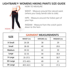 Women's Lightweight Cargo Hiking Pants LB11W - Bassdash