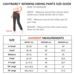 Women's Lightweight Cargo Hiking Pants LB11W - Bassdash