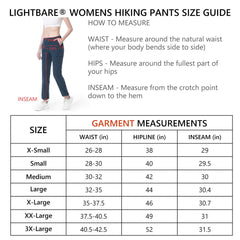 Women's Lightweight Cargo Hiking Pants LB11W - Bassdash