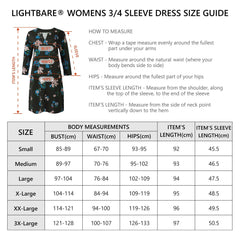 Lightbare Women's UPF50+ 3/4 Sleeve Dress LB04W - Bassdash