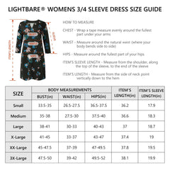 Lightbare Women's UPF50+ 3/4 Sleeve Dress LB04W - Bassdash