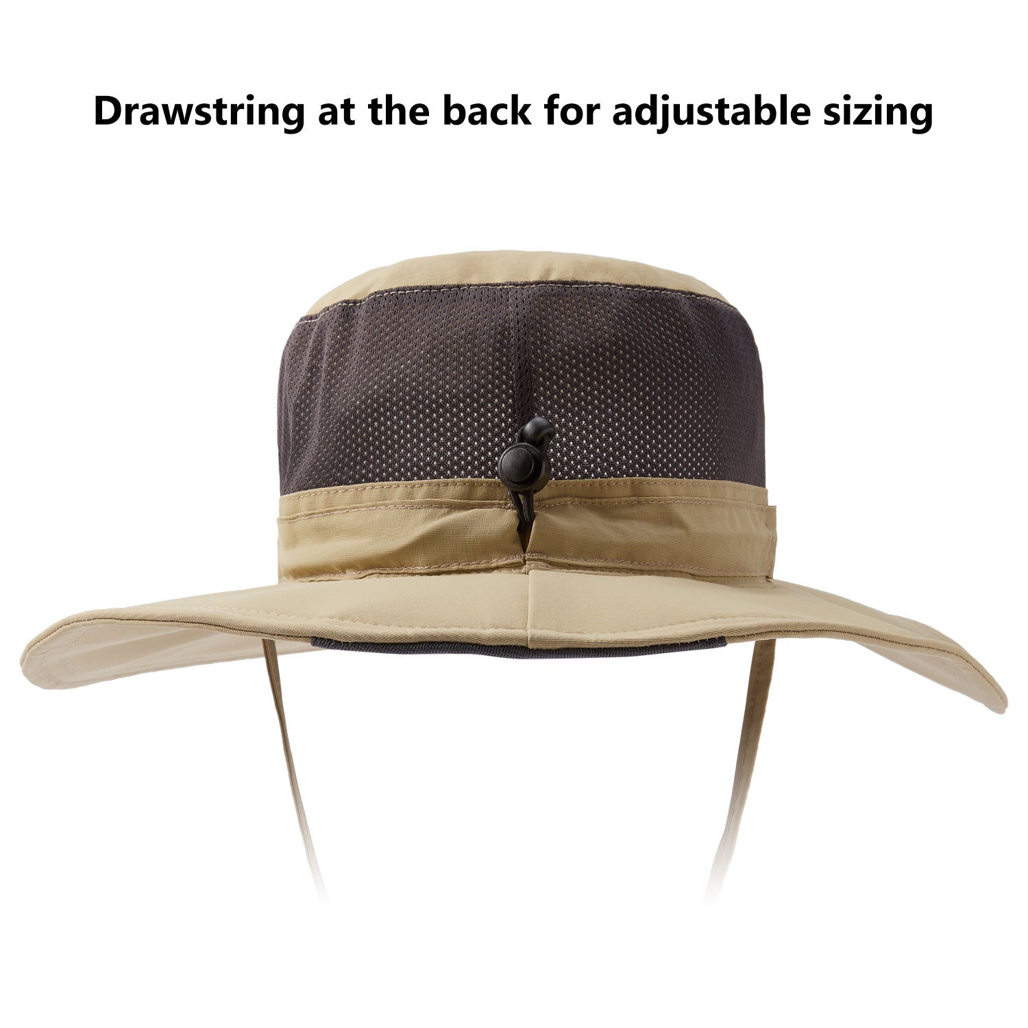 Bassdash UPF 50+ Sun Fishing Hat Water Resistant with Detachable Neck Flap
