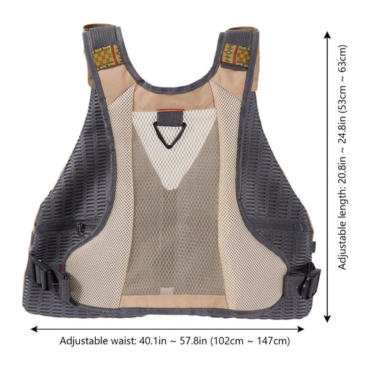 Bassdash Multi Pocket Fishing Vest FV12 - Bassdash