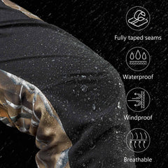 Men’s Splice Waterproof Breathable Pants - Bassdash