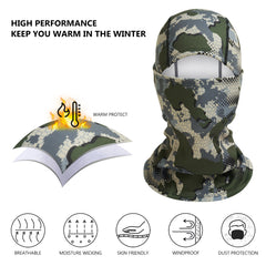 Winter Balaclava Fleece Ninja Hood Neck Warmer - Bassdash