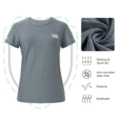 Lightbare Women Short Sleeve Running T-Shirts - Bassdash