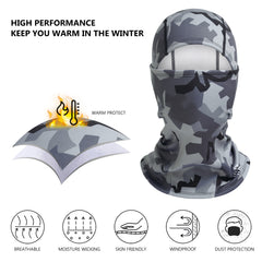 Winter Balaclava Fleece Ninja Hood Neck Warmer - Bassdash