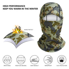 Winter Balaclava Fleece Ninja Hood Neck Warmer - Bassdash