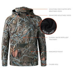 Youth Fishing Fleece Hoodie with Mask FS18Y - Bassdash