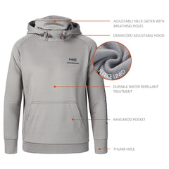 Youth Fishing Fleece Hoodie with Mask FS18Y - Bassdash