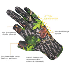 Unisex Fingerless Early Season Hunting Gloves HG03 - Bassdash