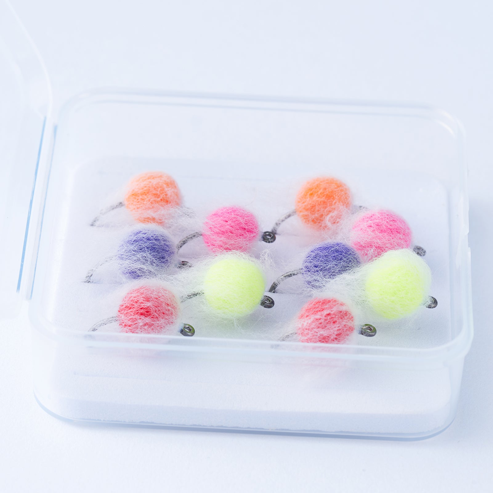 BASSDASH Trout Steelhead Salmon Fishing Flies Barbed Barbless Fly Hooks Include Dry Wet Flies Nymphs Streamers Eggs, Fly Lure Kit With Fly Box