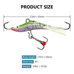 Ice Fishing Lures for Bass Perch Walleye Pike - Bassdash