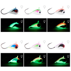 Tungsten Ice Fishing Lure Kit 6-Pack BI10 - Bassdash