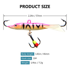 Ice Fishing Lures for Bass Perch Walleye Pike - Bassdash