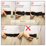 JASGOOD Men Tactical Belt, Black Military Style Webbing Rigger Web Belt  Heavy Duty Work Belt with Quick Release Buckle : : Clothing, Shoes  