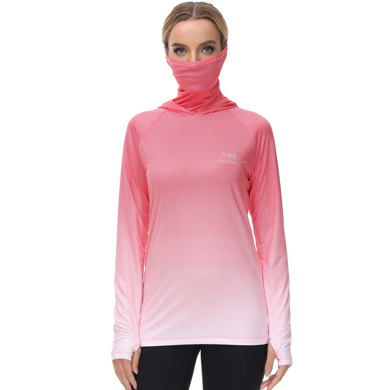 Women's Hooded Fishing Shirt with Face Mask